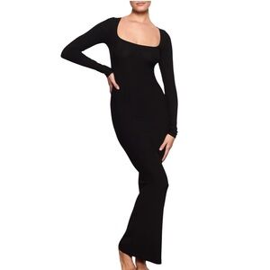 SKIMS Soft Lounge Long Sleeve Maxi Dress Size M